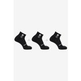 Salomon Evasion Ankle 3 Adet Siyah Çorap