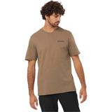 Salomon Graphıc Perf Ss Erkek T-Shirt LC2247200 Kahverengi - 2XL