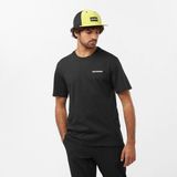Salomon Graphic Perf Ss Tee Erkek T-Shirt - Siyah - M