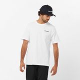 Salomon Graphic Performance Erkek Beyaz Koşu Tişört - 2XL