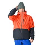 Salomon Highland Erkek Kayak Ceketi, Renkli (Turuncu-Siyah), XL Beden