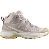 Salomon Kadın Bot X Ultra 360 Edge MID GTX Düz Kauçuk Taban Gore-Tex 38,5 Standart Kalıp L47816300 - Bej