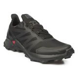 Salomon L41731600 Supercross 4 GORE-TEX Siyah Erkek Trekking Ayakkabı
