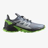 Salomon L47315800 Supercross 4 Gri - Yeşil Renk Erkek Koşu Ayakkabısı