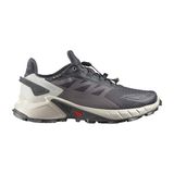 Salomon L47976100 Gri Supercross 4 Gore-Tex Kadın Trekking Ayakkabı