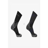 Salomon LC2083200 X Ultra Access Crew 2 Pack Çorap - Siyah