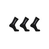 Salomon LC2086000 Everyday Crew 3 Pack Siyah Unisex Çorap