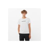 Salomon LC2217600 Logo SS Tee W Beyaz Kadın T-shirt