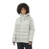 Salomon LC2289900 Elixir Ultra Down Parka W Misty Blue Kadın Outdoor Ceket Mavi S