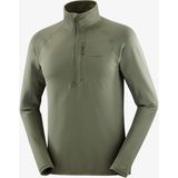 Salomon LC2444500 Yeşil Essential Lightwarm Yarım Fermuar Erkek Polar
