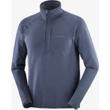 Salomon LC2645900 Lacivert Essential Lightwarm Yarım Fermuar Erkek Polar