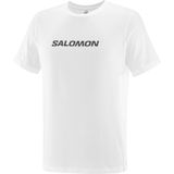Salomon Logo Performance Erkek Tişört Beyaz XL