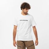 Salomon Logo Performance Erkek Tişört - Beyaz