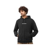 Salomon LOGO PULL OVER Erkek Günlük Sweatshirt LC2219800 Siyah