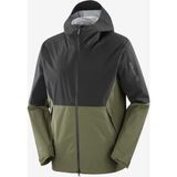 Salomon Outerpath 2.5l Waterproof Erkek Yeşil Yağmurluk