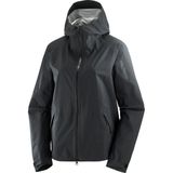 Salomon Outerpath Waterproof Kadın Siyah Yağmurluk - XL
