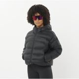 Salomon Outline Novelty Crop Down Kadın Siyah Outdoor Ceketi - XL