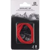 Salomon Quicklace Shoelace kiti, Salomon kayak ayakkabısı ve çizmeleriyle uyumlu, uzun ömürlü ve kullanımı kolay, Kırmızı//, 42 2/3
