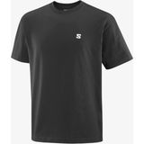 Salomon Round Logo Graphıc Erkek Tişört Deep Black LC2841500 - Siyah
