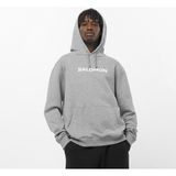 Salomon Sal Logo Perf Hoodie Erkek Gri Sweatshirt
