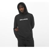 Salomon Sal Logo Perf Hoodie Erkek Siyah Sweatshirt