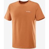 Salomon Salomon Logo Erkek Tişört - 2XL - Turuncu