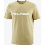 Salomon Salomon Logo Erkek Tişört Gray Green LC2680600 - Yeşil