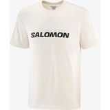 Salomon Salomon Logo Erkek Tişört Whisper White LC2676400 - Krem