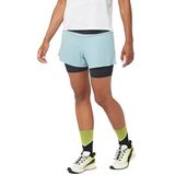 Salomon Sense Aero 2in1 Kadın Koşu Şortu Mavi
