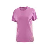 Salomon SENSE AERO GFX Kadın Koşu Tişörtü LC2759600 Pembe