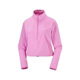 Salomon Sense Aero Hybrıd Kadın Outdoor Çeyrek Fermuarlı Polar Üst LC2641400 Pembe