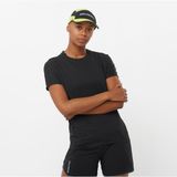 Salomon Sense Aero Kadın Koşu Tişört - Siyah