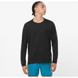 Salomon Sense Aero Ls Erkek Siyah T-SHIRT.27233