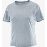 Salomon Shakeout Aır Crop Kadın Koşu Tişört Trade Winds LC2774400 - Mavi