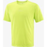 Salomon Shakeout Core Erkek Koşu Tişört Acid Lime LC2778800 - Yeşil