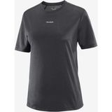 Salomon SHAKEout CORE Kadın Koşu Tişört Black LC2425200 - Siyah