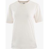 Salomon Shakeout Core Kadın Koşu Tişört Whisper White LC2658100 - Krem - XS