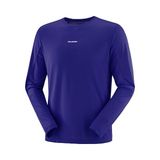 Salomon Shakeout Core Ls Tee Erkek Koşu Uzun Kollu Tişört LC2948000 Mavi - Renk
