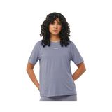 Salomon SHAKEout CORE SS TEE W Kadın Koşu Tişörtü LC2776100 Mavi