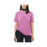Salomon SHAKEout CORE SS TEE W Kadın Koşu Tişörtü LC2776200 Pembe