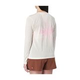 Salomon Shkout Core Ls Tee Gfx W Kadın Koşu Tişörtü LC295060 Beyaz