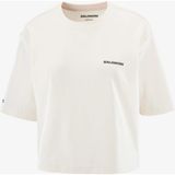 Salomon Short Relaxed Kadın Tişört Whisper White LC2680700 - Krem