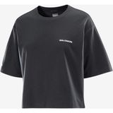 Salomon Short Tee Kadın Siyah Tişört - XL