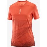 Salomon S/Lab Ultra Kadın Koşu Tişört Burnt Sienna Lc2485500 - Kırmızı