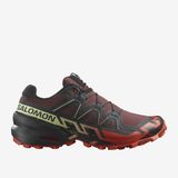 Salomon Speedcross 6 Erkek Patika Koşu Ayakkabısı, Siyah/Kırmızı, 44.5 Numara