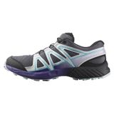 Salomon Speedcross Bungee çocuk günlük ve dış mekan ayakkabısı, pratik tasarım, hassas kalıp, kavrama, Turbulence Ballad Blue Liberty, 35 EU