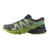 Salomon Speedcross Bungee çocuk günlük ve dış mekan ayakkabısı, pratik tasarım, hassas kalıp, kavrama, Urban Chic Sharp Green Dark Citron, 30 EU