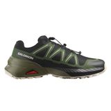 Salomon Speedcross Peak Outdoor Spor Ayakkabı, 42, TX81C41A236474, Black/Black Forest/Rainy Day, Erkek