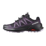 Salomon Speedcross Peak Trail Siyah Nightshade Orkide Petal Kadın Koşu Ayakkabısı