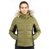 Salomon Stormcozy Jacket W Zeytin Yeşili Kadın Kayak Ceketi